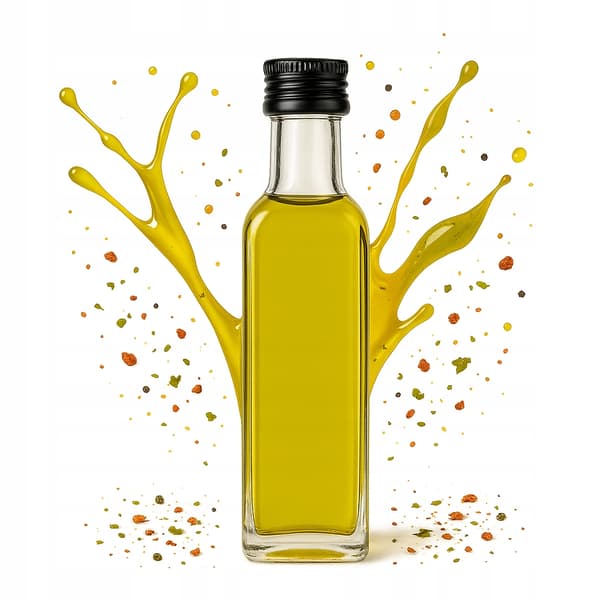 100x Marasca-glasflaskor 60 ml för olivolja, likör och vin, bröllopsflaska