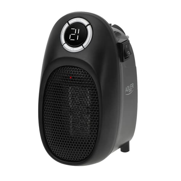 SORT STIKKONTAKTVARMEVENTILATOR AD 7726 - DE-AD7726