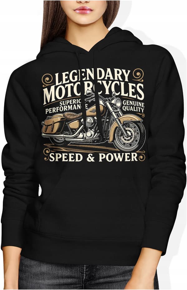 Motorcykeltröja, present till motorcyklist, damer, tryck, M