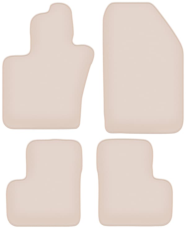 Bilmåtter premium beige til Fiat 500X crossover 2014-2018