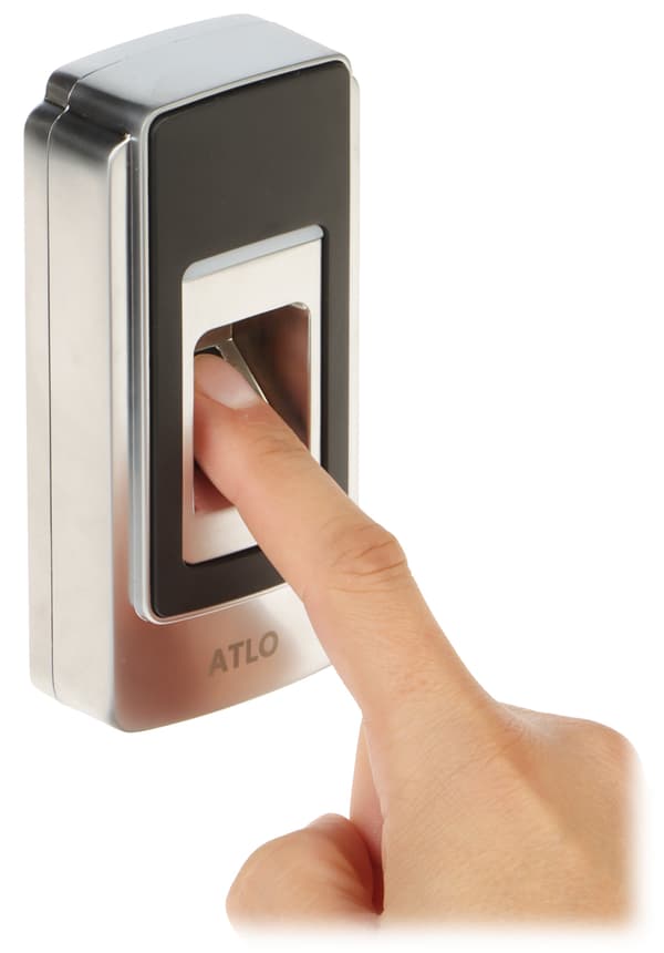 FINGERAVTRYCKSLÄSARE + RFID ATLO-RFM-505