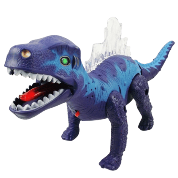DINOSAUR MED LYS- OG LYDEFFEKTER TIL BØRN, BEVÆGELIGE LYS