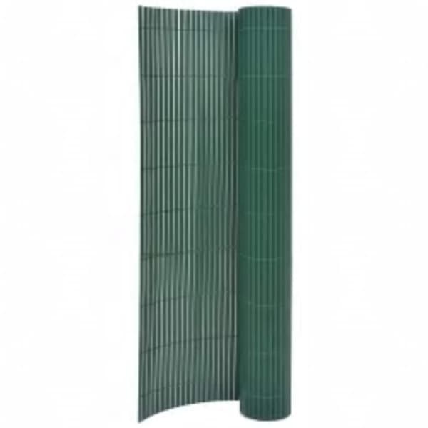 vidaXL dobbeltsidet hegn, 110x500 cm, grøn
