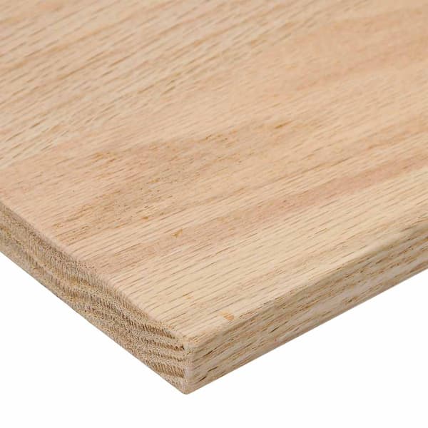 vidaXL trappetrin, 2 stk. ubehandlede, 80x30x2 cm massivt egetræ