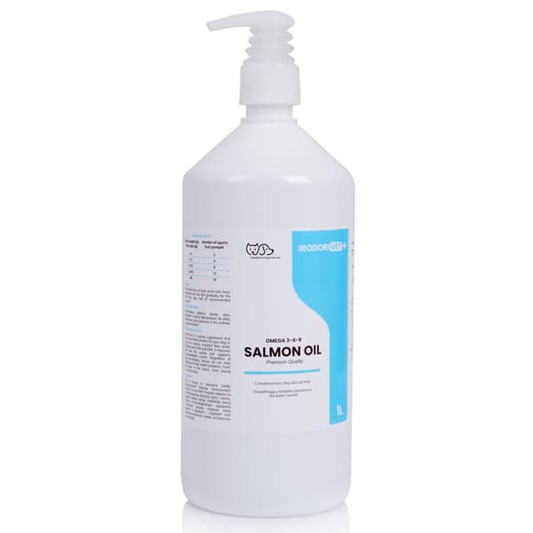 Lakseolie til hunde og katte Irodori Vet 1000ml