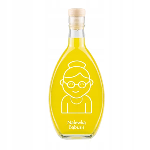 ELIPSA Flaske 200ml Til Likører, Alkohol, Vin + Kork