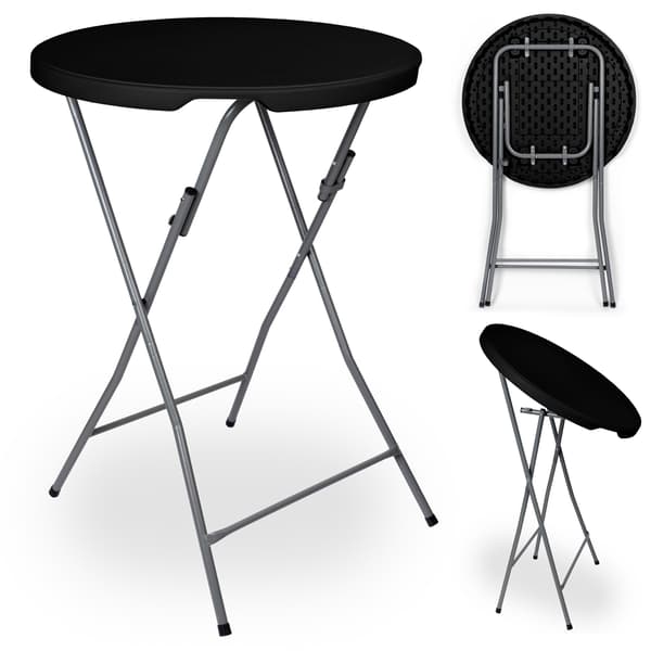 Klapbord GALA 80 cm sort