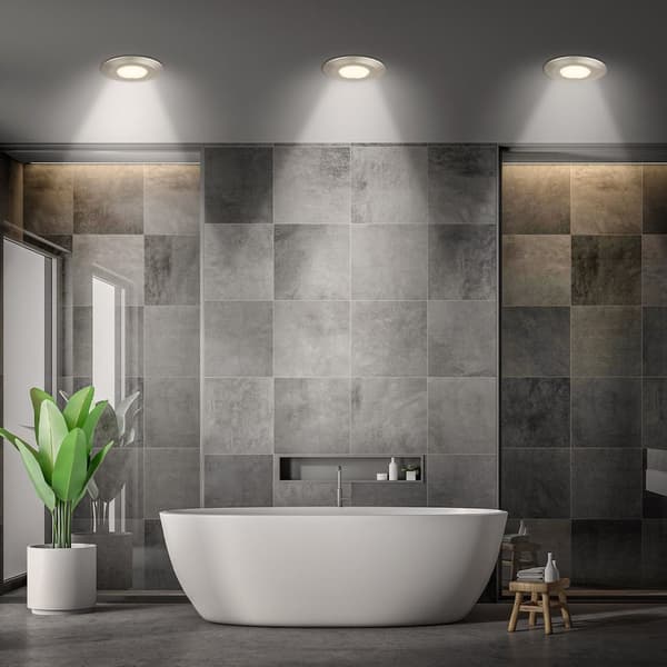LED indbyggede spotlights 3x4,9W IP44 dæmpbar variable farver badeværelse