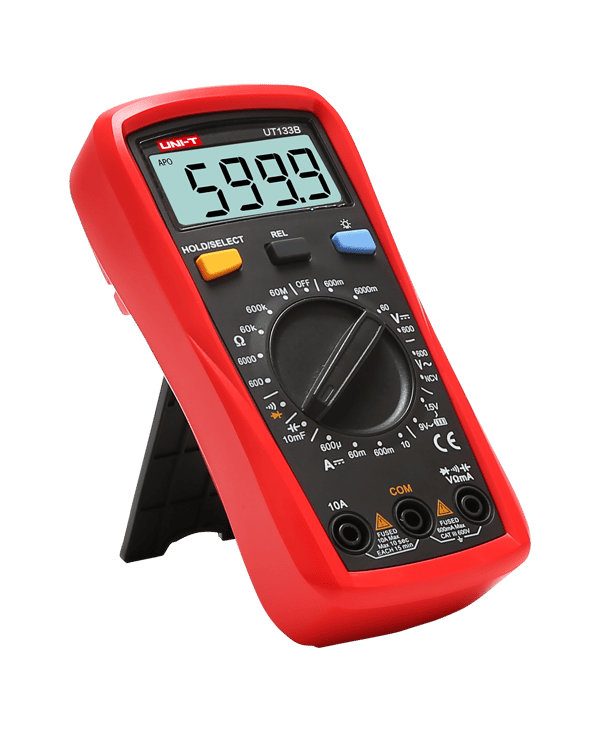 Multimeter Uni-T UT133B batteritest