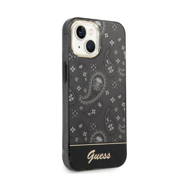 Guess Bandana Paisley - iPhone 14 Plus cover (sort)