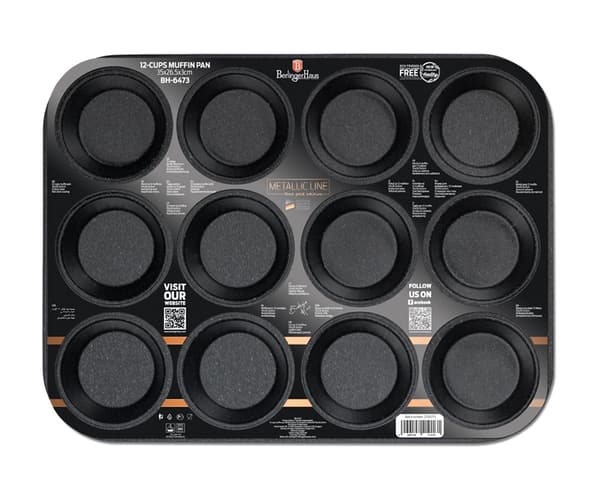BERLINGER HAUS BH-6473 MUFFIN BAGEPLADE TIL 12 MUFFINS