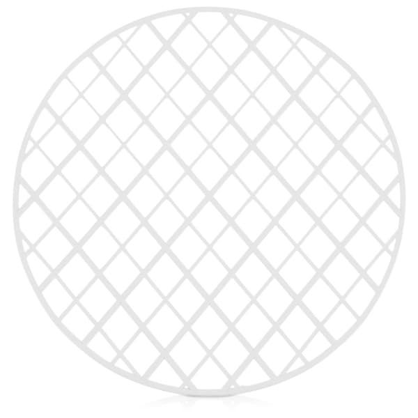 Rund hvid vaskemåtte 32,5 cm