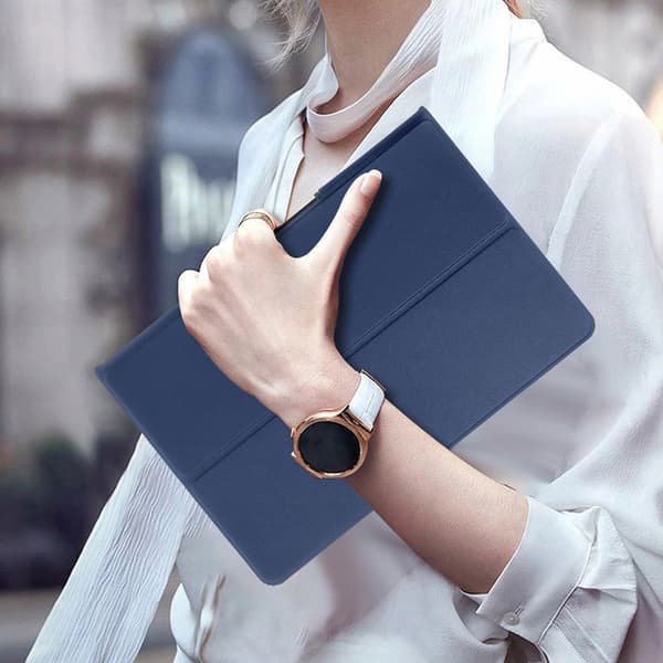 Smart magnetisk cover til Lenovo Tab Plus TB351FU (marineblå)