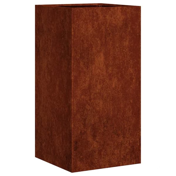 vidaXL rusten urtepotte 120x40x80 cm rustfrit stål