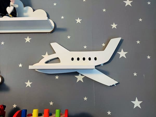 Prestige Plane Hylde - Hvid