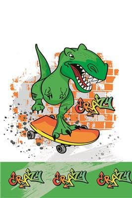 DINOSAUR Sæt med tallerkener, kopper, servietter, dug