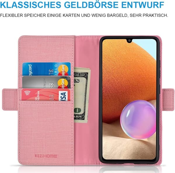 ETUI TIL SAMSUNG GALAXY A32 5G PINKETÆLLE