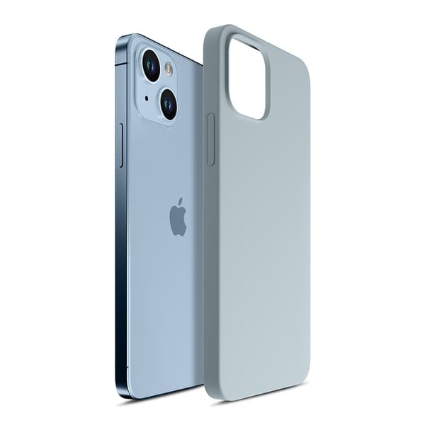 Apple iPhone 14 Plus - 3mk Hardy Silikon MagCase Sierra Blå