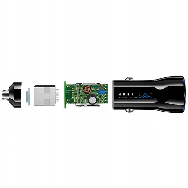 Autolaturi, USB-C, Montis 3000 mA