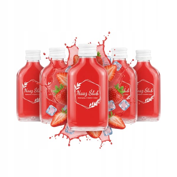 50x 100ml lommelærke med tryk til bryllup