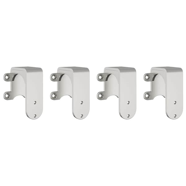 vidaXL Skjutdörrsfäste 183 cm stål silver