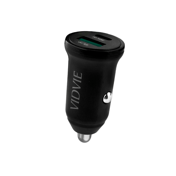Billaddare 30 W USB + USB-C med PowerDelivery och QuickCharge