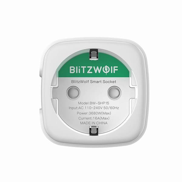 Blitzwolf BW-SHP15 Smart stikkontakt, ZigBee, 3680W