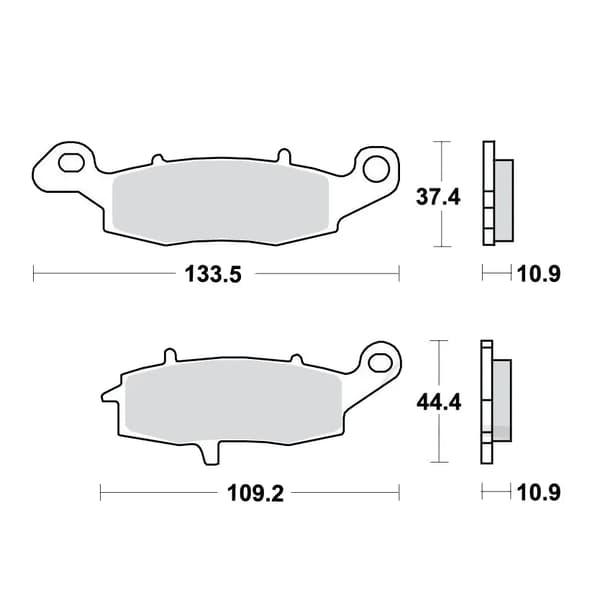 TRW MCB843 bremseklodser