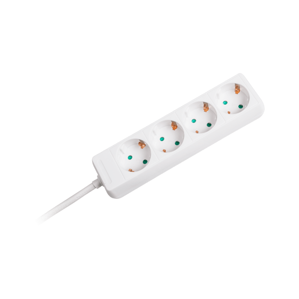 Rebel forlængerstikdåse 1,5m 4 stikkontakter 3x1,0mm2