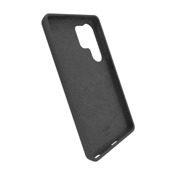 Puro Icon Silikone Etui til Samsung Galaxy S25 Ultra - Sort