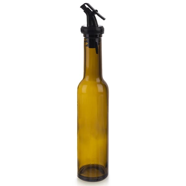 Lasinen pullo öljylle ja etikalle annostimella 210 ml