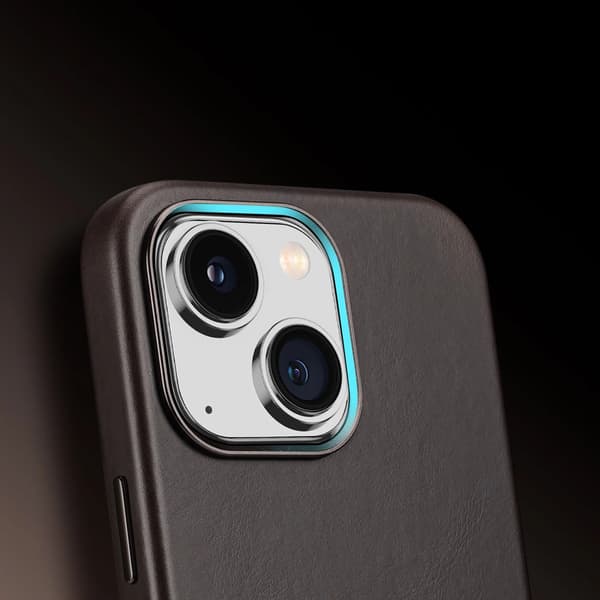 Dux Ducis Naples iPhone 14 Plus Läderfodral (MagSafe-kompatibelt) Mörkbrun