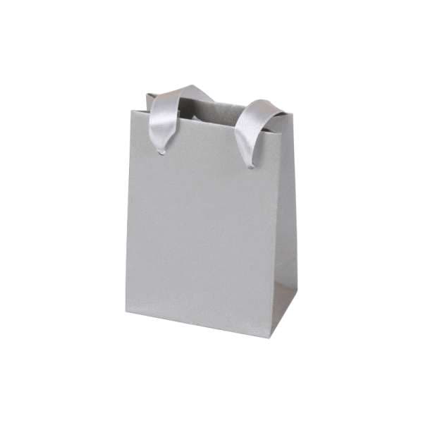 Dekorativ silverpresentpåse 11 x 8 x 5 cm