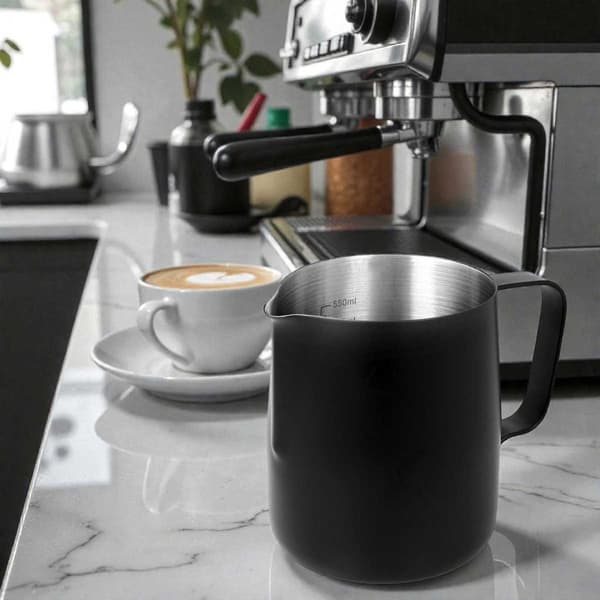 Mælkekande stål til mælkeskummer 350 ml 2209