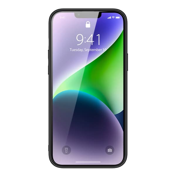 Dux Ducis Yolo iPhone 14 Plus cover elegant kunstlædercover sort