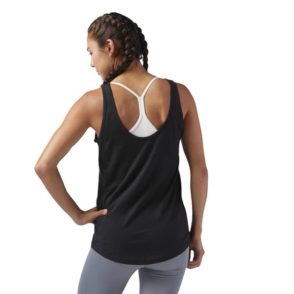 Reebok Elements Ärmlös T-shirt Svart S