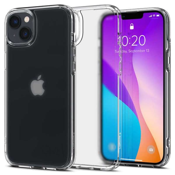 Spigen Ultra Hybrid Matte - Etui til iPhone 15 Plus / iPhone 14 Plus (Transparent Mat)