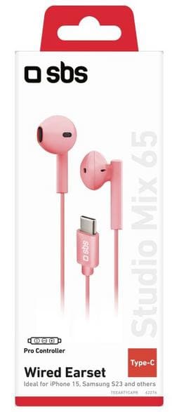 SBS Studio Mix 65 USB-C Langaton Kuulokkeet Punainen