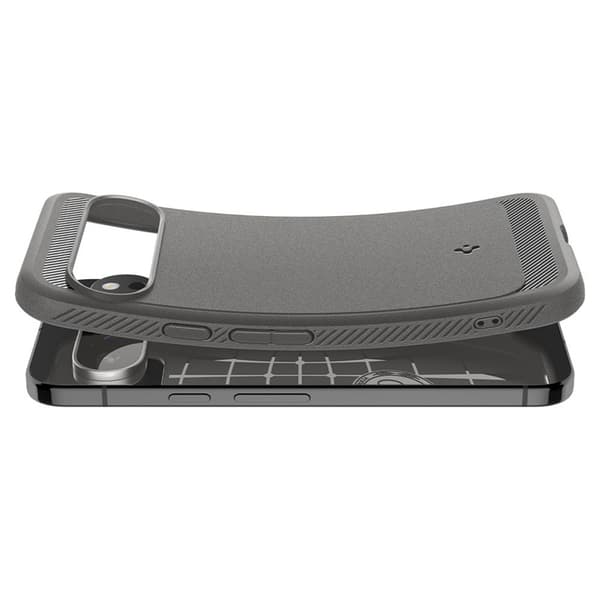 Spigen Rugged Armor - Etui til Google Pixel 9 Pro XL (Marmorgrå)