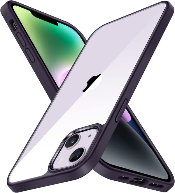 LILLA SILIKONE ETUI + HÆRDET GLAS TIL APPLE IPHONE 14 PLUS A2886