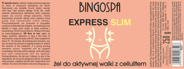 Express Slim Aktiv anticellulitgel 250 g