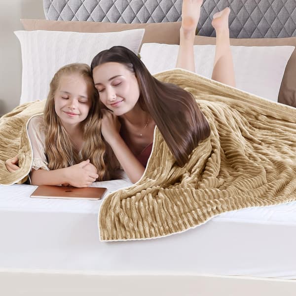 HAMAR elektrisk tæppe beige 160x130 cm