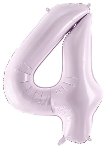 Folieballong Nummer 4 FYRA Lila 72cm