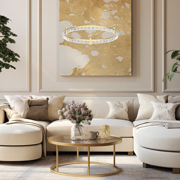 Hængelampe Elegance LED Guld Milagro ML0996