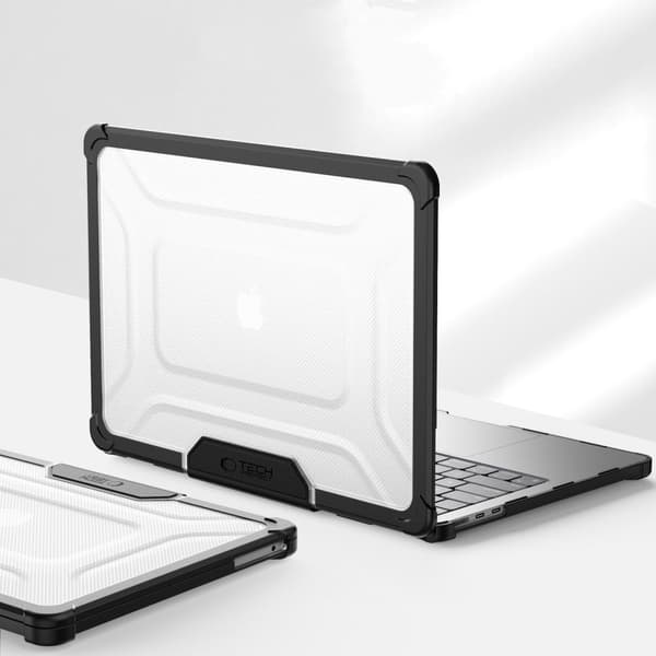 TECH-PROTECT SMARTSHELL PRO MACBOOK AIR 13 M2 / M3 / M4 / 2023-2025 SORT/KLAR