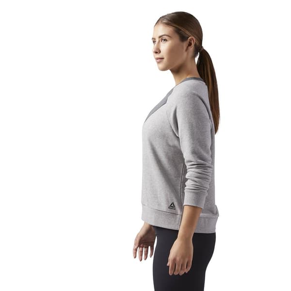 REEBOK SWEATSHIRT MED CROENHALS XS