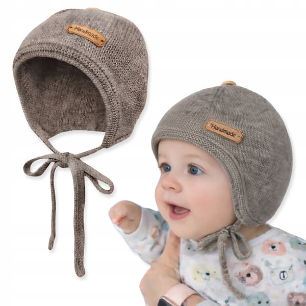 BARNMÖSSA 48-50 KNUT TÄCKER ÖRONEN VÅR HÖST DARTOMIK BEIGE