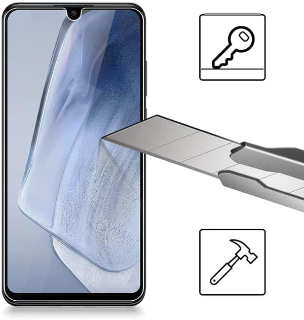 2x 9H HÄRDAT GLAS FÖR HUAWEI P30 LITE SOLID ENKEL INSTALLATION HÖG