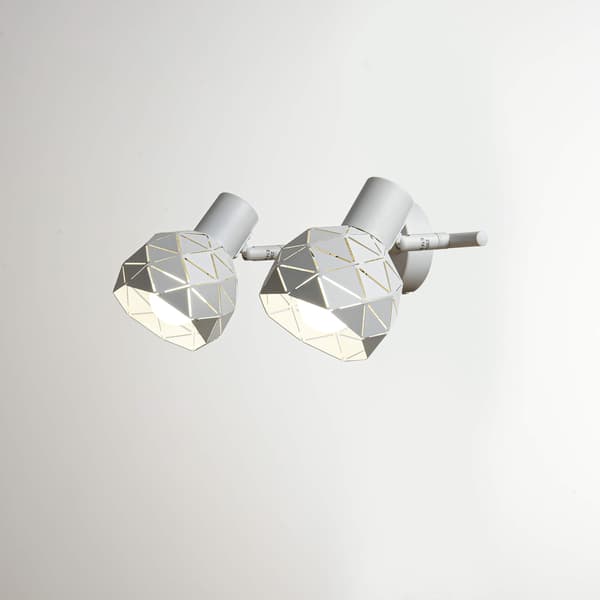 REUS 2 E14 VIT LJUS PRESTIGE LP-8069/2WS VIT STRÅLKASTARE