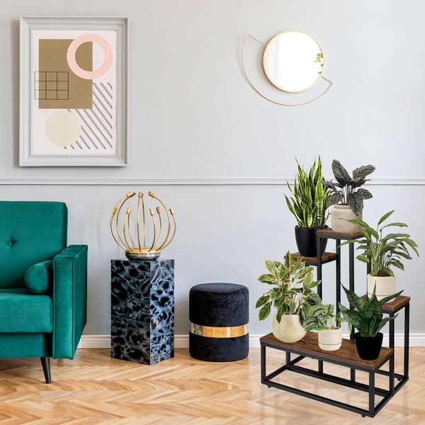 Loft stående blomställning ANTIRES RUSTIC blomställning